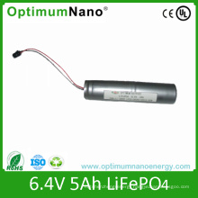 6.4V 5ah Lithium-Ion Battery for LED Light